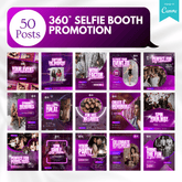 Selfie Booth Promotion Canva Templates